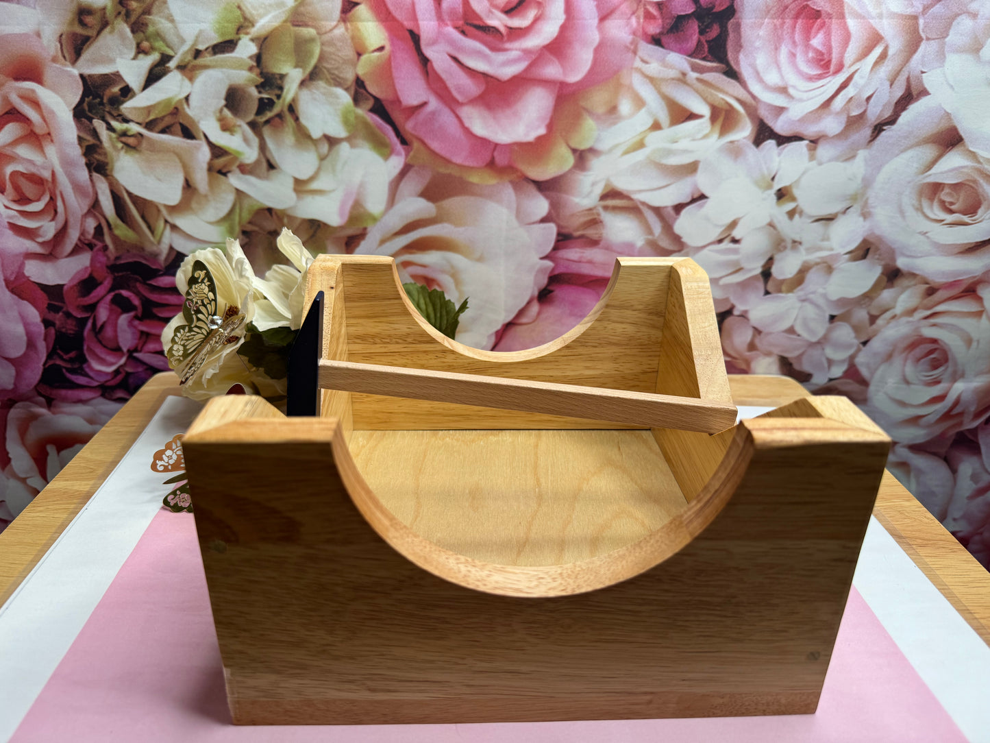 Solid Oak Wig Cradle (non-Incline)