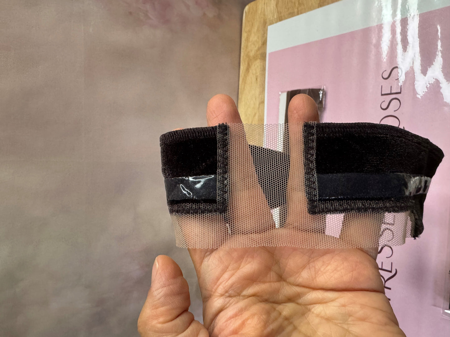 wig grip w/elastic band and lace front